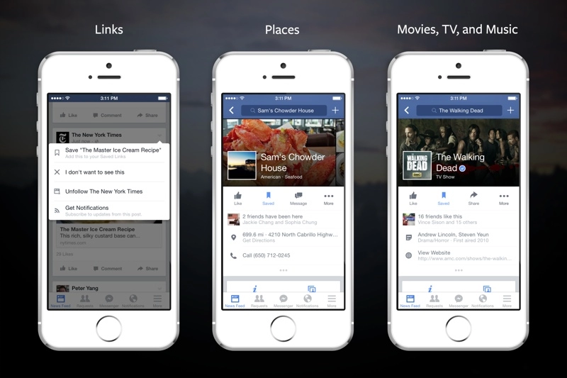 Ứng dụng facebook thêm chức năng read-it-later trên iphone