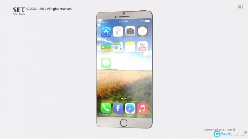 Video concept iphone mới với màn hình 47