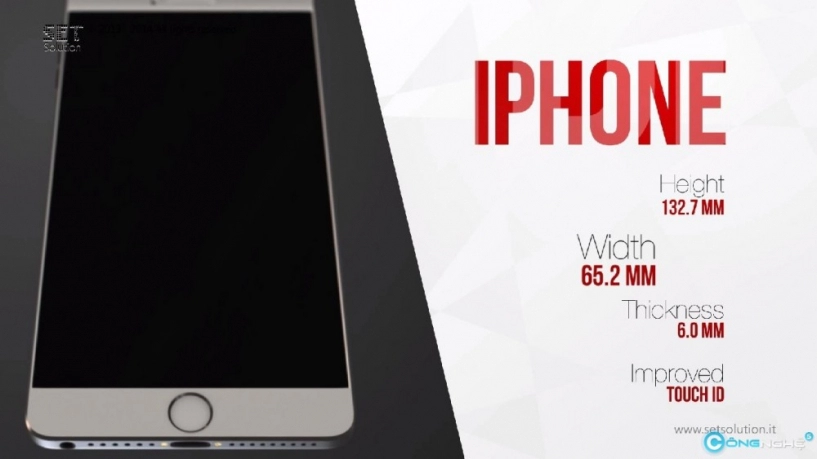 Video concept iphone mới với màn hình 47