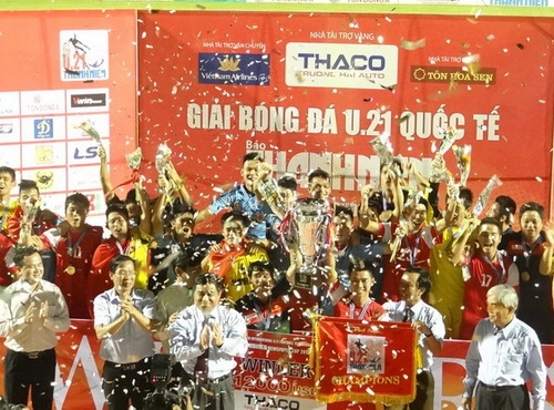 Việt nam xuất sắc giành ngôi vô địch giải u21 quốc tế