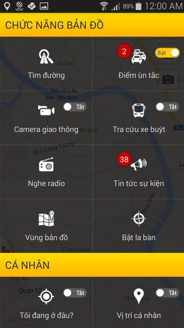 Vov giao thông ứng dụng hay tránh ùn cảnh tắc đường hiệu quả