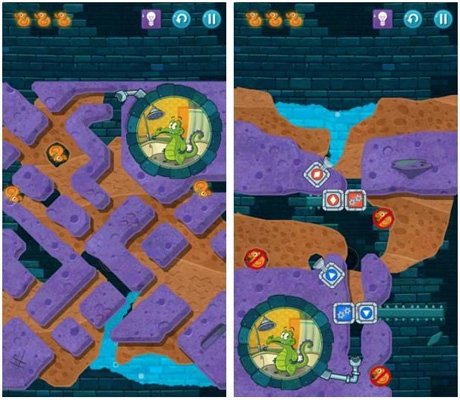 Wheres my water 2 v120 full apk mod dẫn nước cá sấu