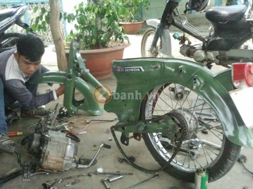 Xe cub bobber độc nhất đất trà vinh