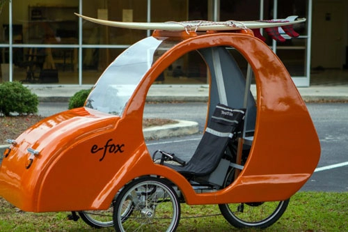 Xe đạp điện e-fox đẹp lạ và tiết kiệm