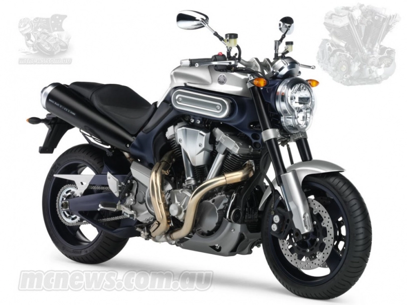 Yamaha mt-01 kẻ huỷ diệt dưới bóng cafe racer