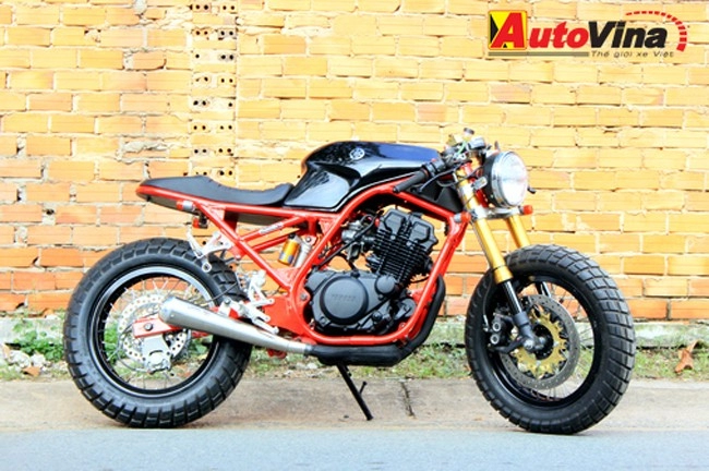 Yamaha srx 250 phong cách cafe racer tại việt nam