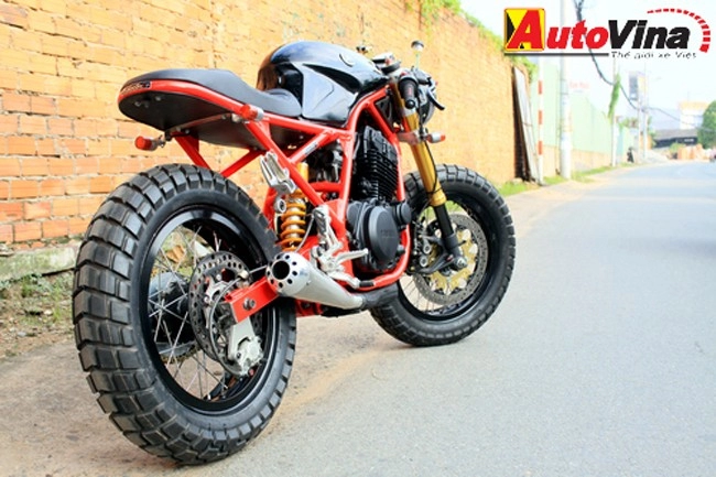 Yamaha srx 250 phong cách cafe racer tại việt nam