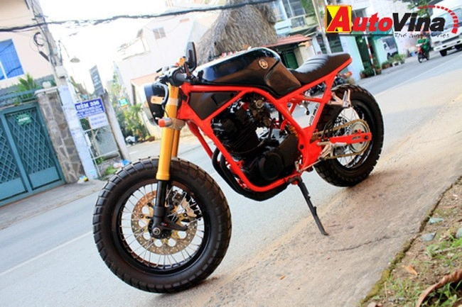 Yamaha srx 250 phong cách cafe racer tại việt nam