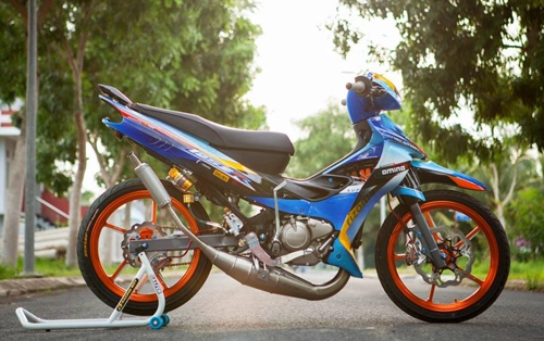 Yamaha z125 cá mập hổ mạnh mẽ hầm hố tại sóc trăng