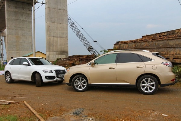 Audi q5 đọ sức cùng lexus rx350