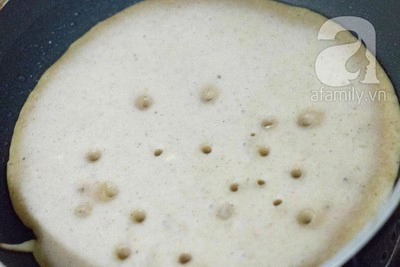 Bánh pancake quế ngọt ngào ấm áp