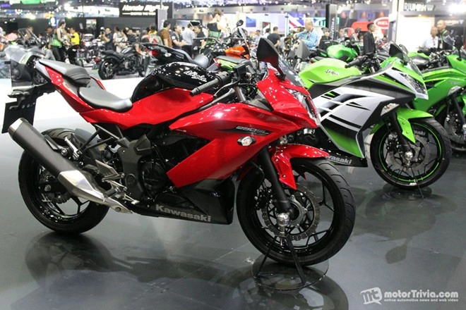 Dàn xe môtô đọ dáng tại triển lãm motor expo thái lan