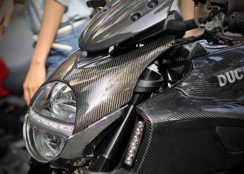 Ducati diavel bản độ full carbon của biker việt nam