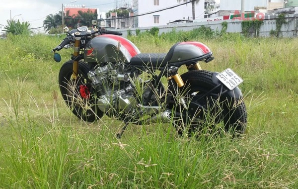 Honda cb 750 custom đời 1981 chất với phong cách cafe racer