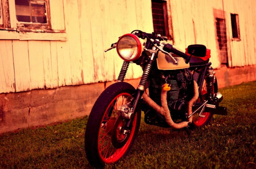 Honda cb360 phá cách với phong cách cafe racer