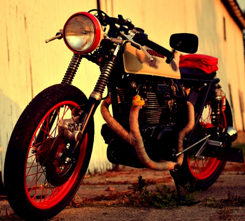 Honda cb360 phá cách với phong cách cafe racer