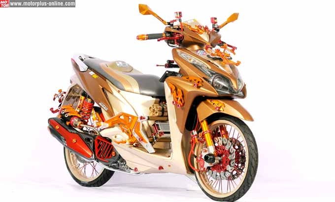 Honda click 125i độ phong cách rất hoàng tộc