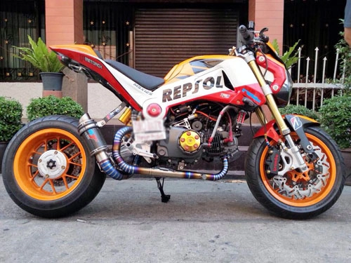 Honda msx 125 độ phong cách sportbike