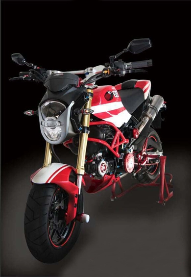 Honda msx độ thành siêu môtô ducati _