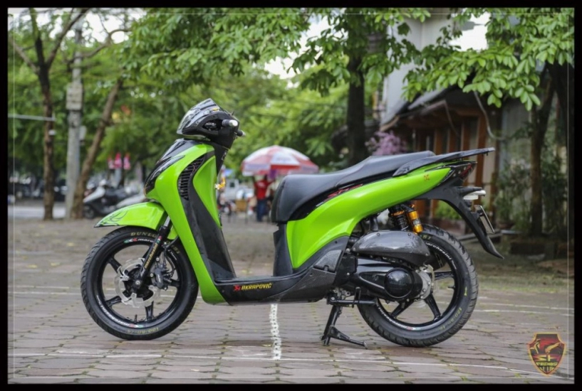 Honda sh - còn non và xanh lắm