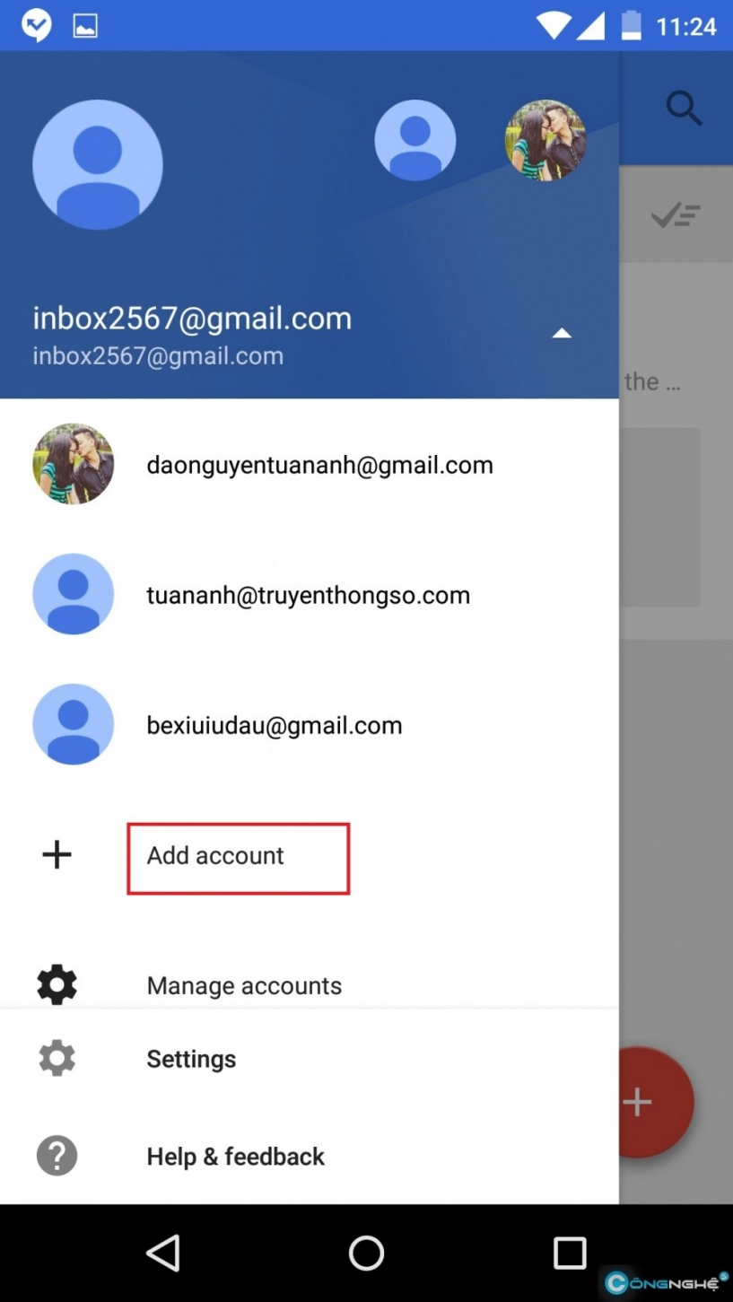 Hướng dẫn dùng inbox by gmail không cần invite