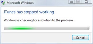 Khắc phục lỗi itunes has stopped working