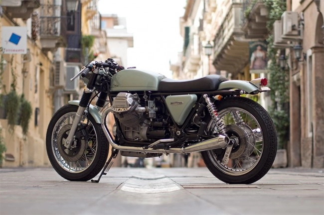 Moto guzzi eroica nét đẹp lai giữa cafe racer và tracker