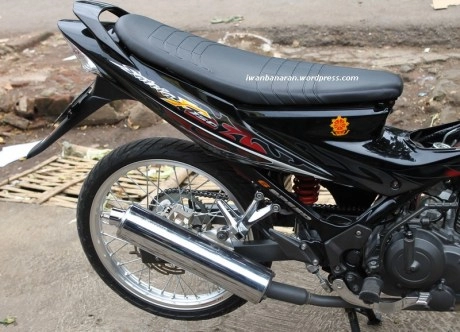 Satria f độ trần phong cách drag nhẹ mà đẹp