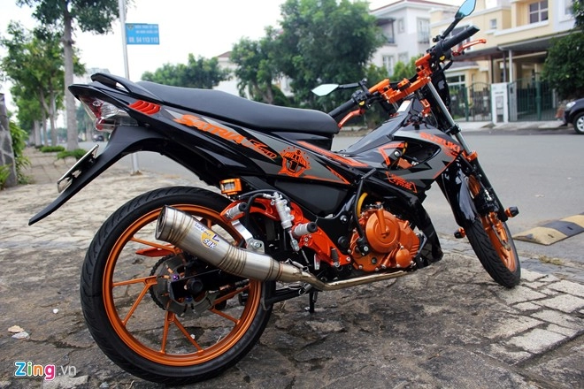 Satria f phiên bản 1 triệu đặc biệt độ khủng tại sài gòn