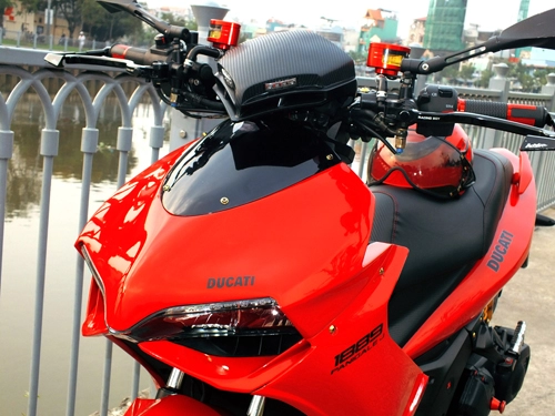 Yamaha nouvo dáng ducati 1199 tại sài gòn