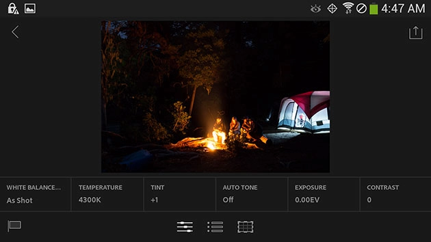 Adobe ra mắt phiên bản lightroom miễn phí trên smartphone android