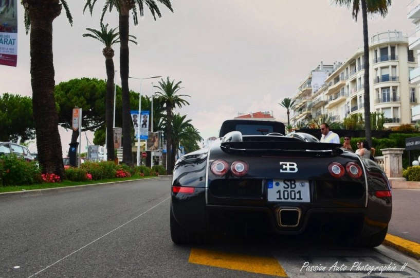 Bắt gặp bugatti veyron sang noir siêu hiếm tại cannes