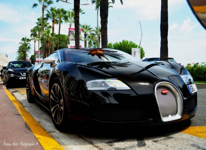 Bắt gặp bugatti veyron sang noir siêu hiếm tại cannes