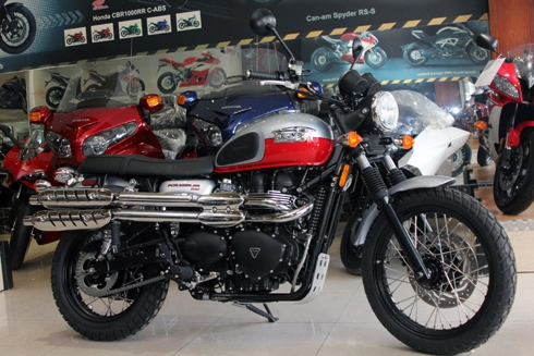 Chiến binh thành thị triumph scrambler 2014 xuất hiện tại vn