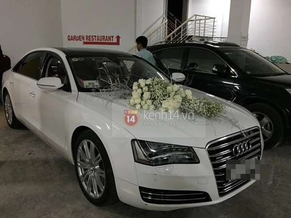 Dàn xe audi trong đám cưới công vinh thủy tiên