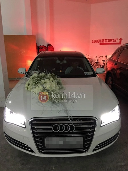 Dàn xe audi trong đám cưới công vinh thủy tiên