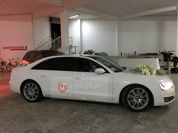 Dàn xe audi trong đám cưới công vinh thủy tiên