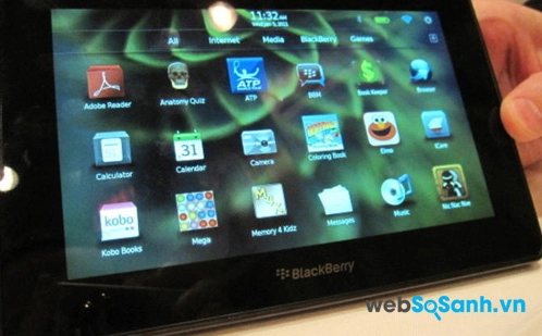 Đánh giá máy tính bảng blackberry playbook