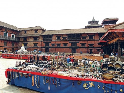 Durbar square kathmandu nepal quảng trường của các hoàng cung