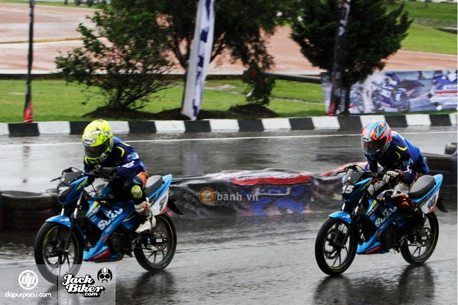 Giải đua satria f150 phiên bản motogp tại indonesia