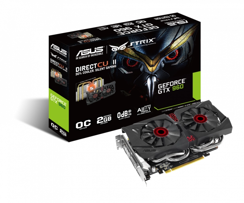 Gtx 960 strix oc được công bố trên thị trường