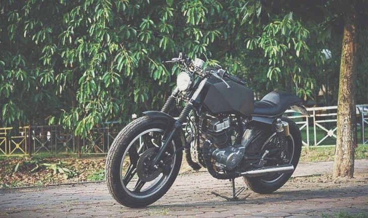 Honda la250 độ hầm hố theo phong cách cafe streetfighter