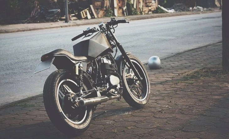 Honda la250 độ hầm hố theo phong cách cafe streetfighter