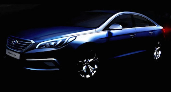 Hyundai tung ảnh chính thức đầu tiên của sonata 2015