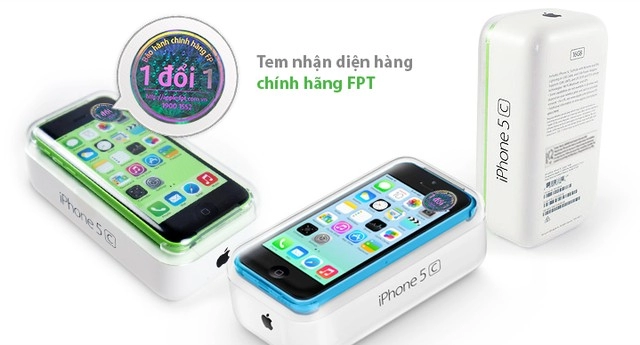 Iphone 5c chính hãng bất ngờ giảm giá đến 5 triệu đồng