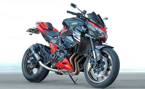 Kawasaki z800 độ phong cách streetfighter cực hầm hố