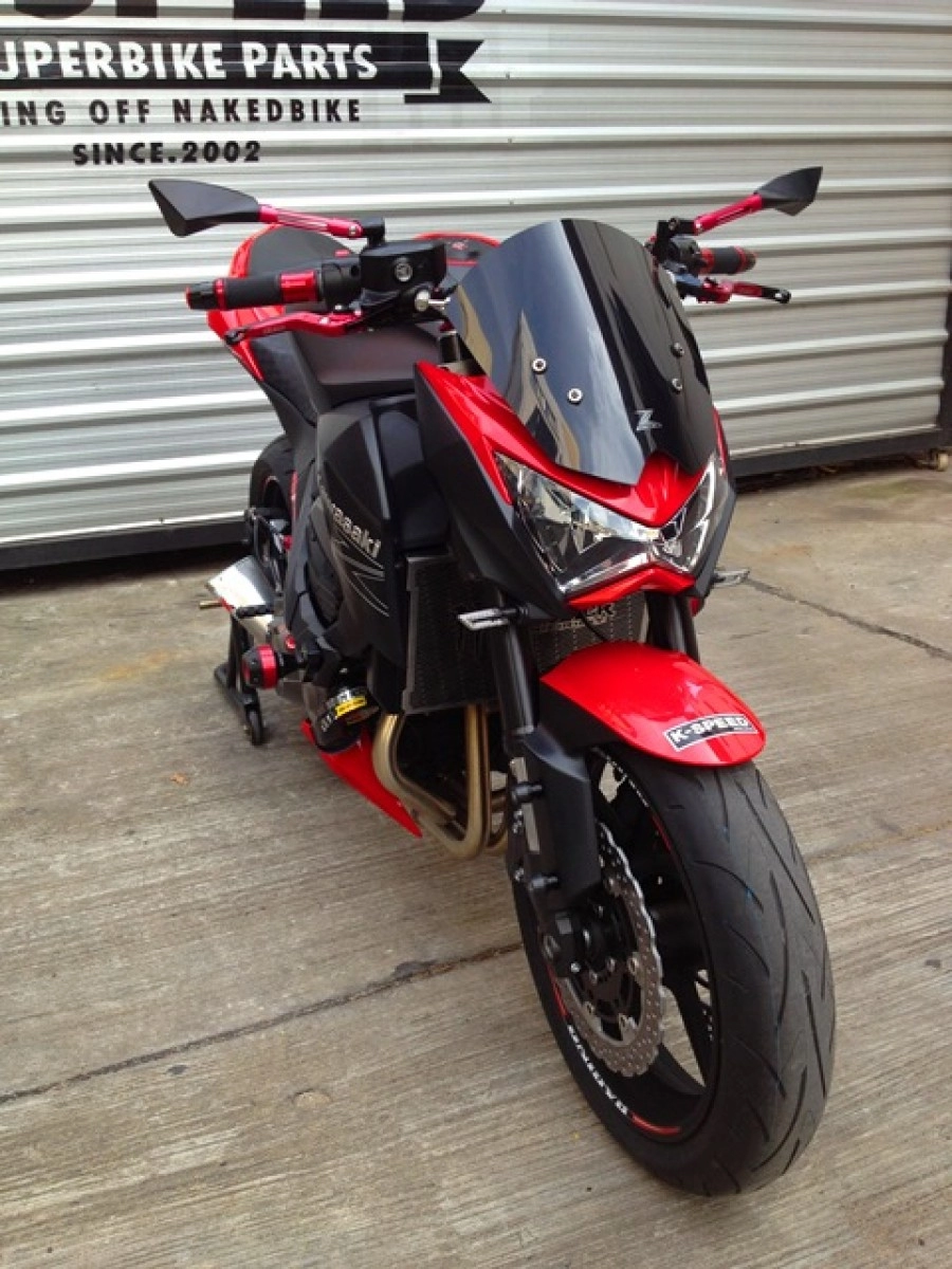 Kawasaki z800 kiếp đỏ đen tuyệt đẹp