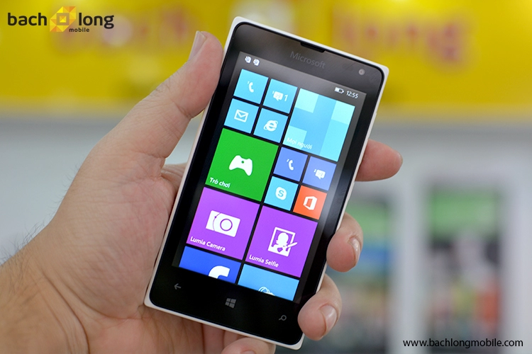 Khui hộp microsoft lumia 435 tại bạch long mobile