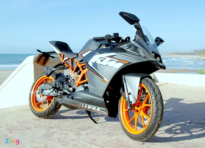 Lái thử ktm rc 200 chiếc xe sportbike giá rẻ