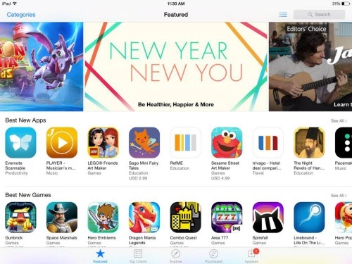 Lập trình viên ios kiếm 10 tỉ usd từ app store trong năm 2014